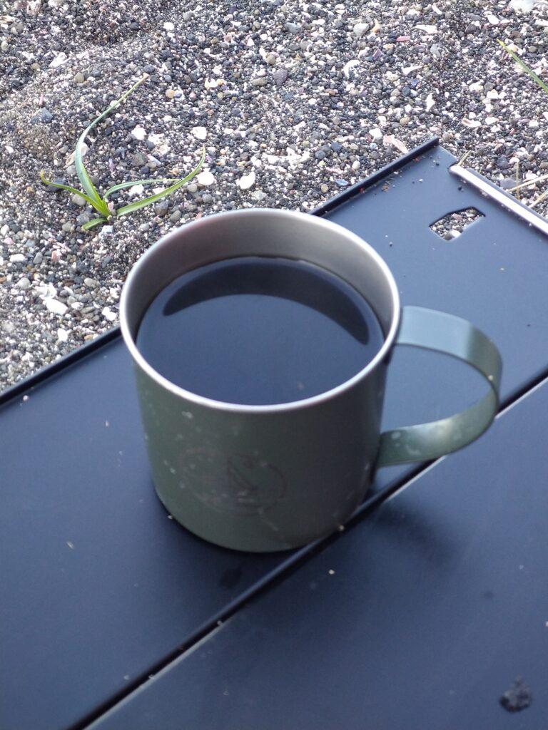 朝のコーヒー