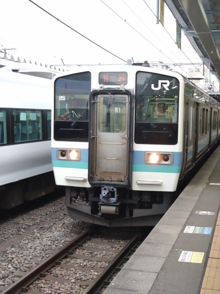 列車到着
