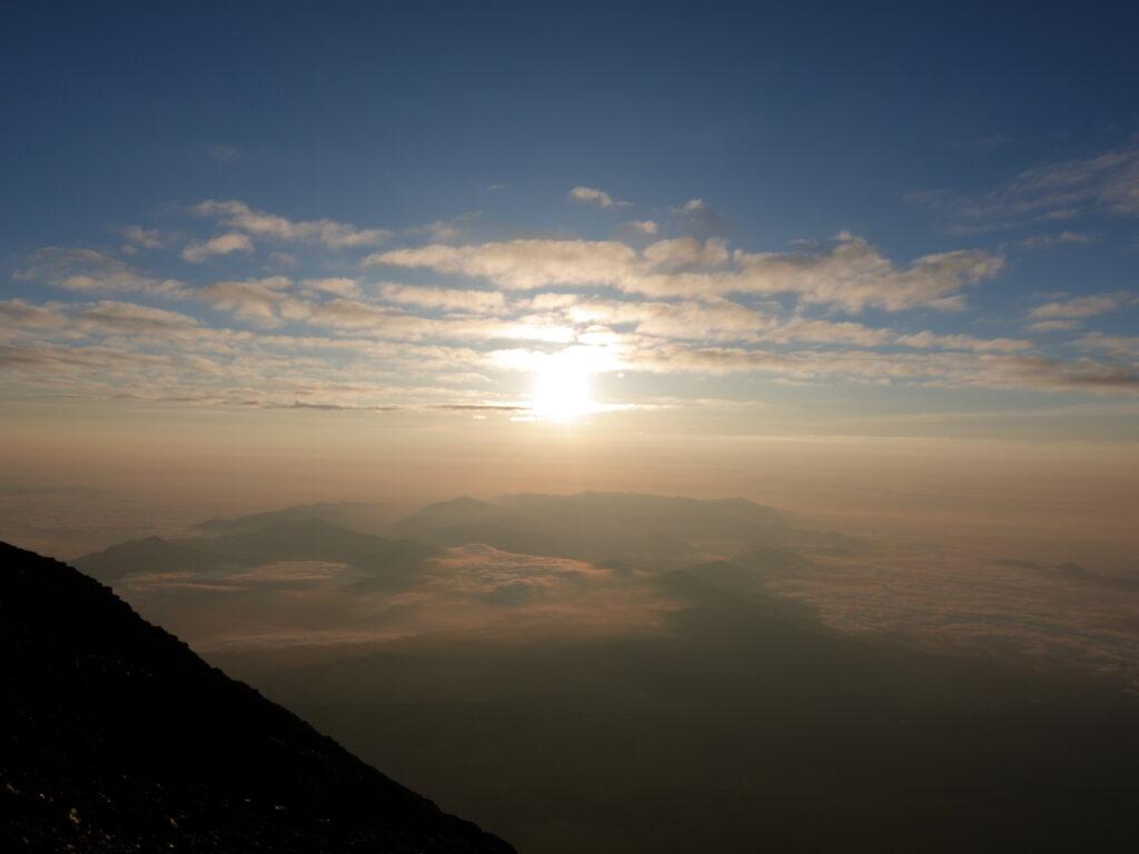 ご来光後