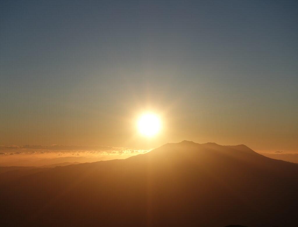 夕日
