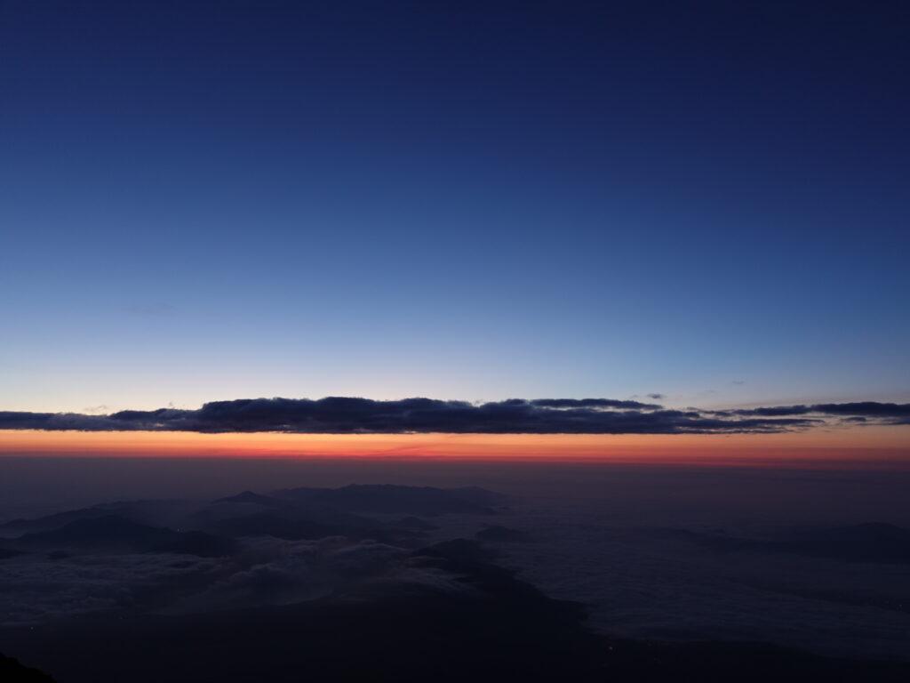 ご来光前