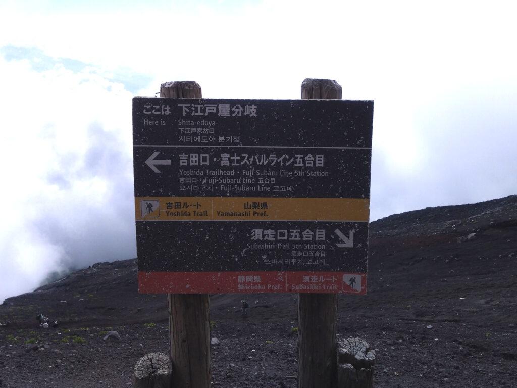 下江戸屋分岐
