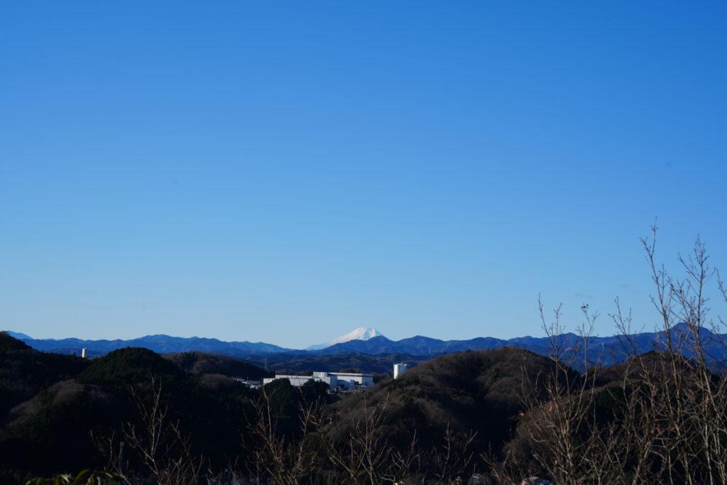 天覧山からの富士山
