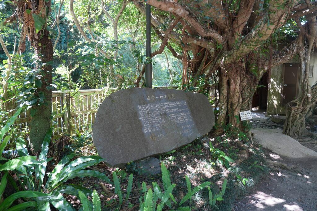 田中一村の石碑