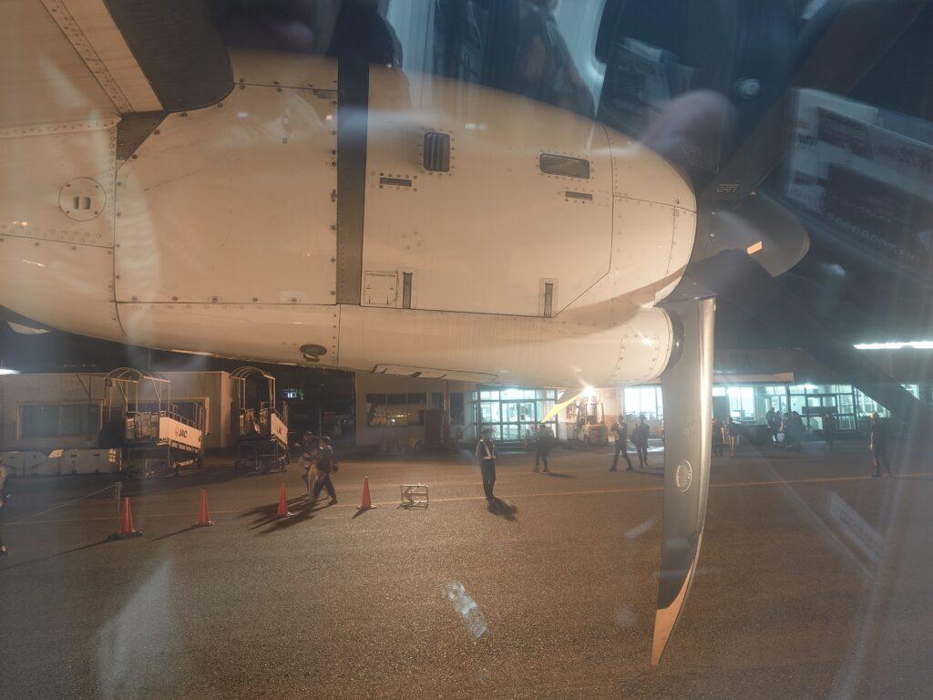 離陸前