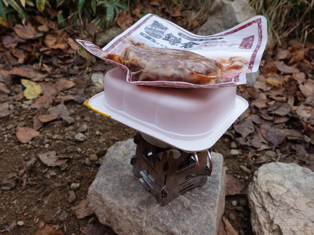 パックご飯蒸し