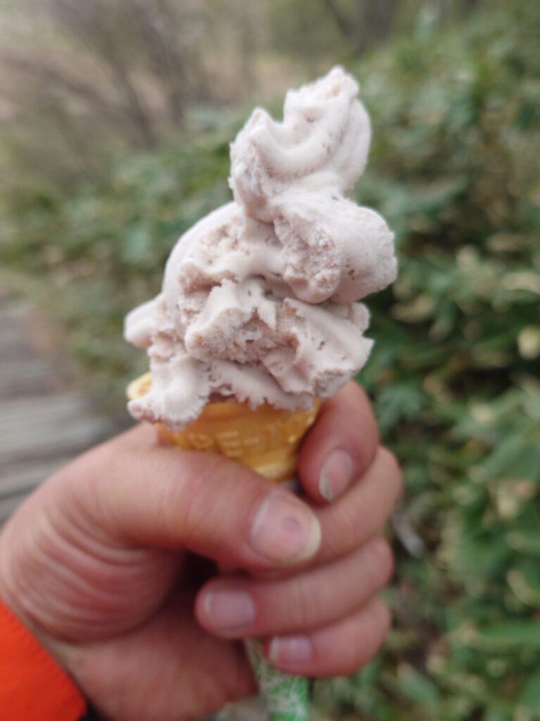 花豆ソフトクリーム