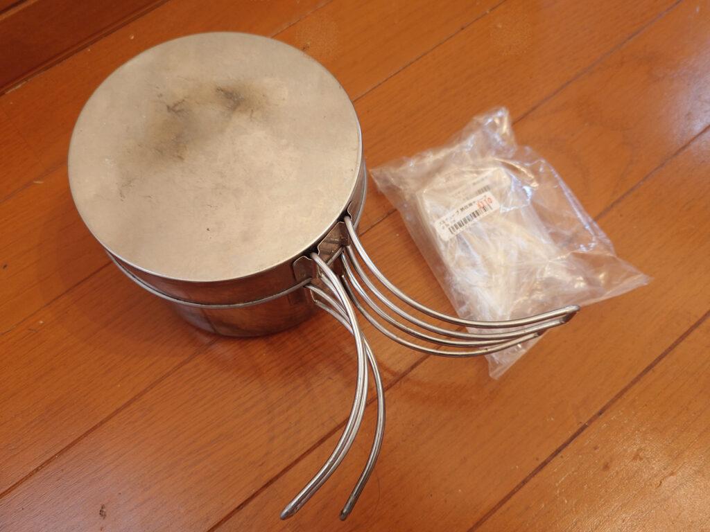 古いクッカーと熱収縮チューブ