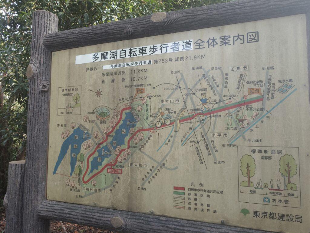 多摩湖自転車歩行者道