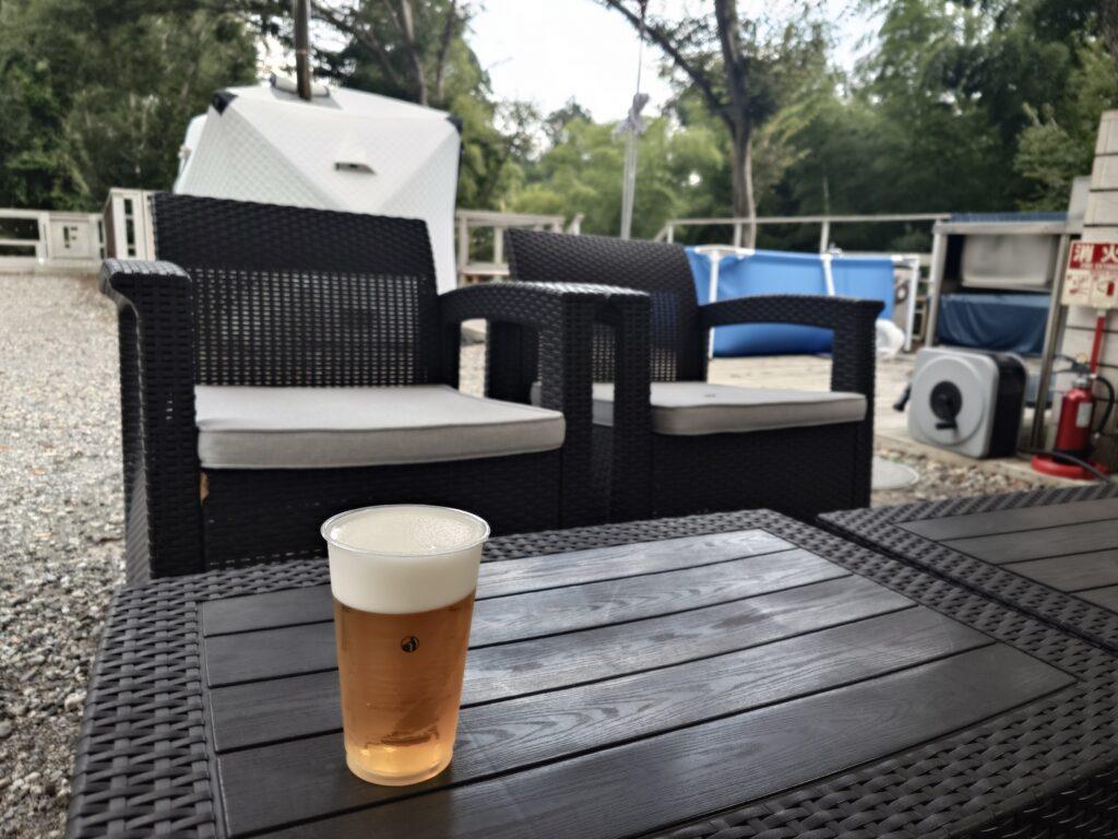 サウナ後のビール